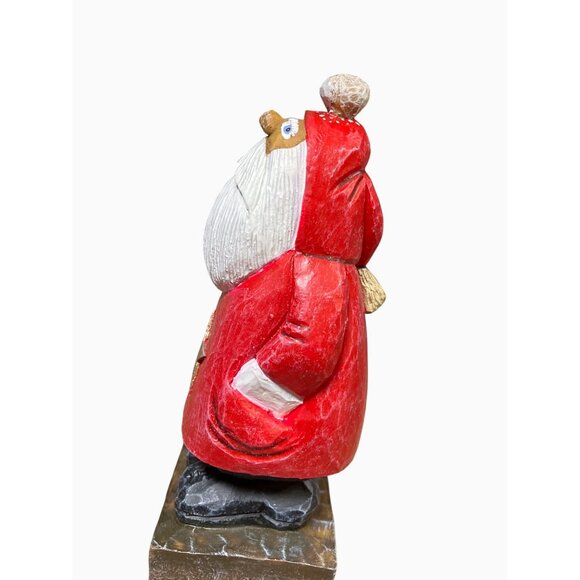 Dave Constantine Handcrafted Vintage Santa Claus Figurine With Star Accent 2005 - Picture 6 of 13